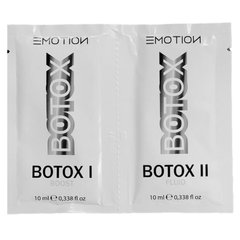 Холодна реконструкція волосся EMOTION BOTOX (FLUID+BOOST) Набір 2 пакетики по 10 мл